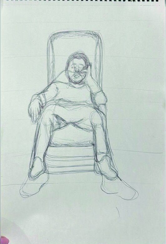 Sketchbook · Figures & Interiors — plate 1