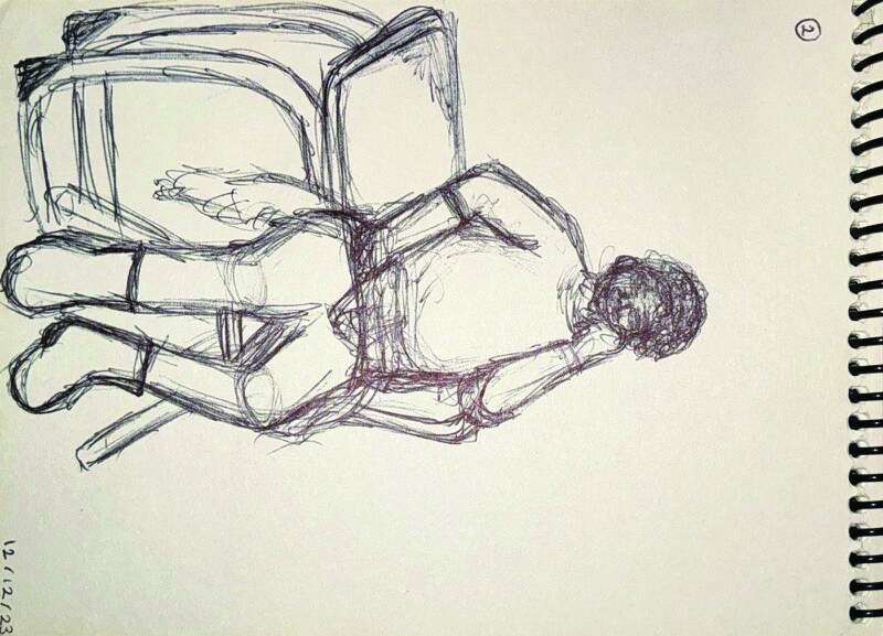 Sketchbook · Figures & Interiors — plate 2