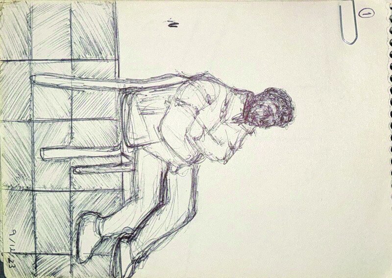 Sketchbook · Figures & Interiors — plate 3