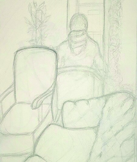 Sketchbook · Figures & Interiors — plate 4
