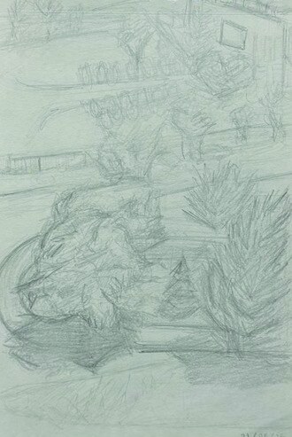 Sketchbook · Figures & Interiors — plate 10
