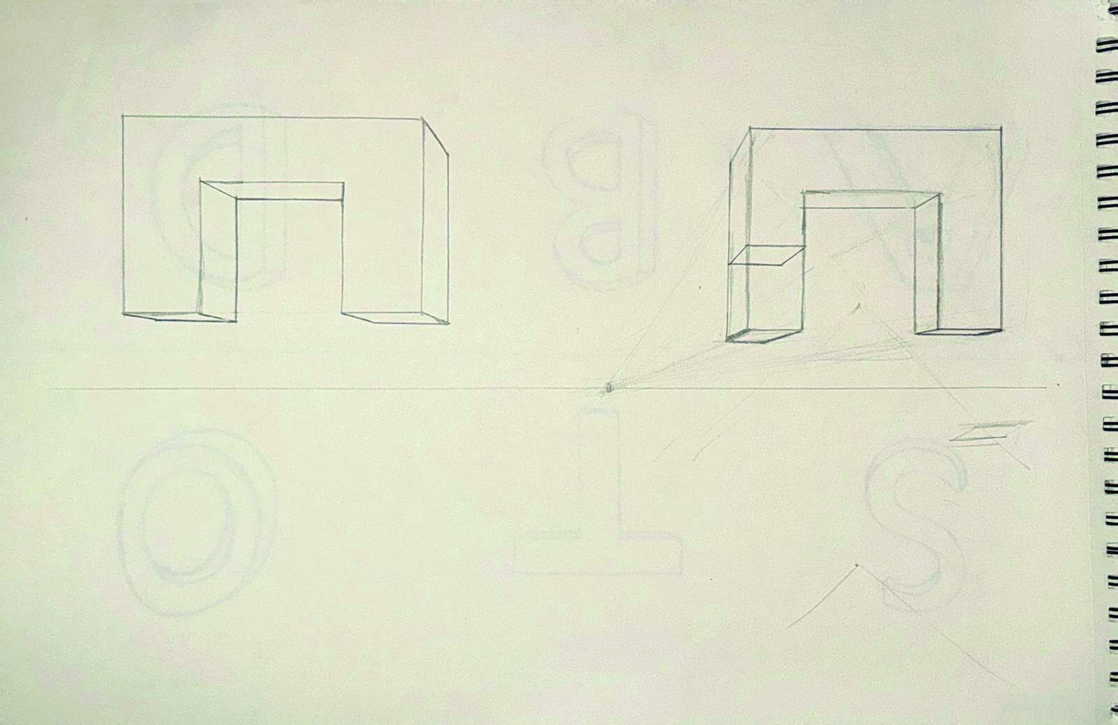 Initial Perspective Drawings — plate 2